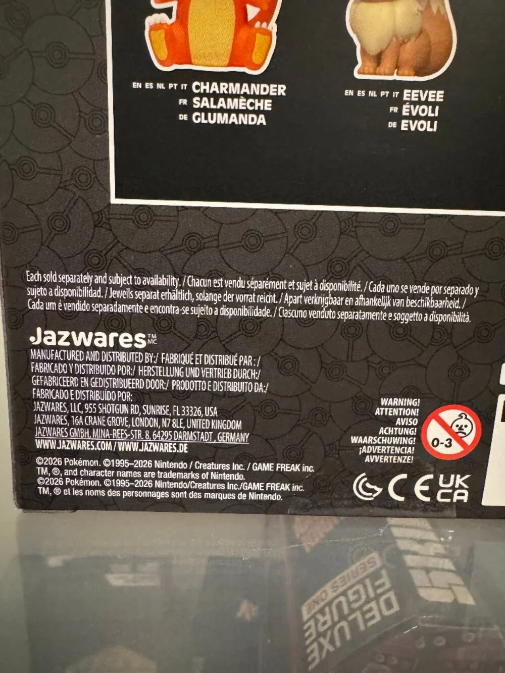 Jazwares Pokémon Select Series 15 Umbreon Vinyl Figure PKW4627 New Sealed